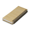 Back Bamboo Sticky Note Wallets
